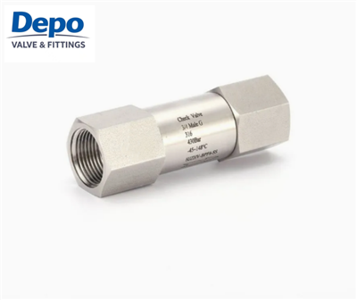Vysokotlaký jednocestný zpětný ventil z nerezové oceli