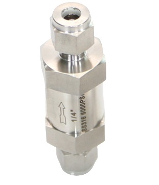 Vysokotlaký zpětný ventil z nerezové oceli Jednocestný ventil