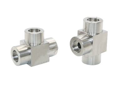 Vysokotlaké svařovací T konektory z nerezové oceli